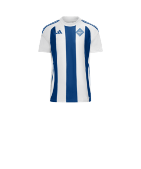 adidas Striped 24 Trikot Kids Weiss Blau