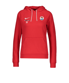 Nike Park 20 Fleece Hoody Damen Rot Weiss F657