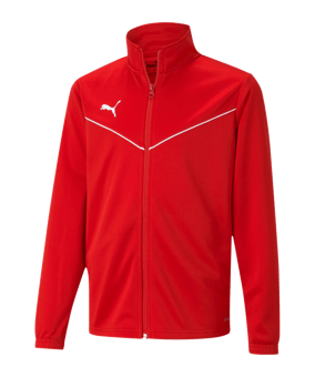 PUMA teamRISE Poly Trainingsjacke Kids Rot F01 - rot