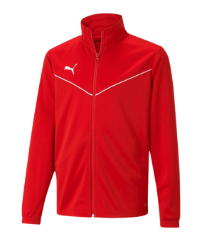 PUMA teamRISE Poly Trainingsjacke Kids Rot F01 - rot