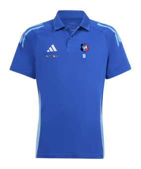 adidas Tiro 24 Competition Poloshirt Kids Blau