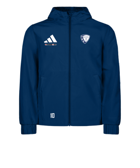 adidas Entrada 26 Regenjacke Dunkelblau