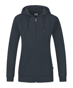 JAKO Organic Kapuzenjacke Damen Grau F830 - grau