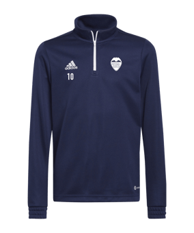 adidas Entrada 22 HalfZip Sweatshirt Kids Blau