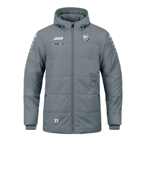 JAKO Team Coach Kapuzenjacke Grau F840