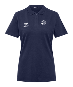 Hummel GO 2.0 Polo Damen Blau F7026