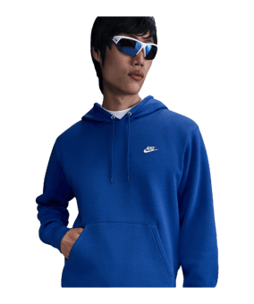 Nike Club Sweatshirt à capuche Bleu C480 - bleu