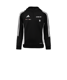 adidas Tiro 24 Hoody Kids Schwarz Weiss