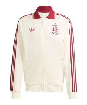 adidas FEF Spanien Anthem Jacke Weiß - weiss