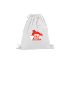 Merch Organic Premium Cotton Gymsack White | #logo4c
