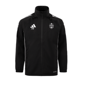 adidas Tiro 24 Regenjacke Schwarz Weiss