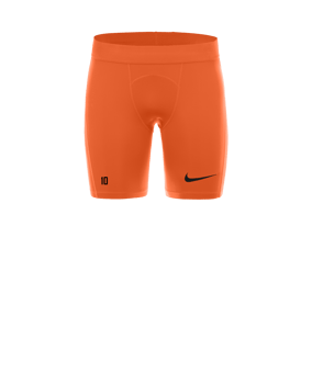 Nike Pro Strike Short Orange Schwarz F819