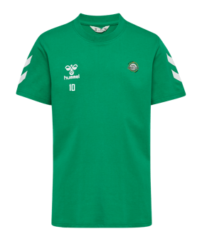 Hummel Go 2.0 Chevron T-Shirt Enfants Vert C6235 