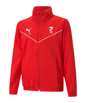 PUMA teamRISE Allwetterjacke Kids Rot F01