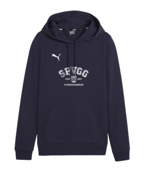 PUMA teamGOAL Casuals Hoody Damen Blau F06