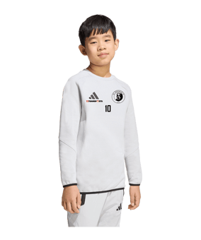 adidas Tiro Travel Sweatshirt Kids Grau