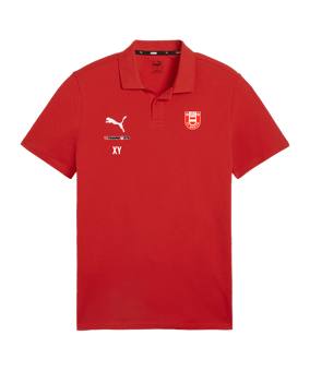 PUMA teamGOAL Casuals Poloshirt Rot F01