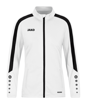JAKO Power Polyesterjacke Damen Weiss Schwarz F000