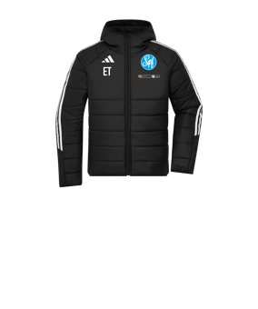 adidas Tiro 24 Winterjacke Kids Schwarz Weiss 