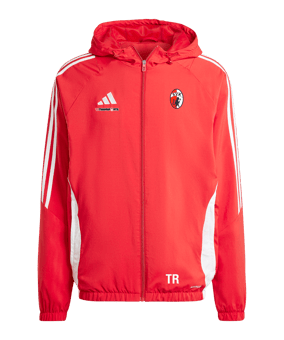 adidas Tiro 24 Windbreaker Rot Weiss