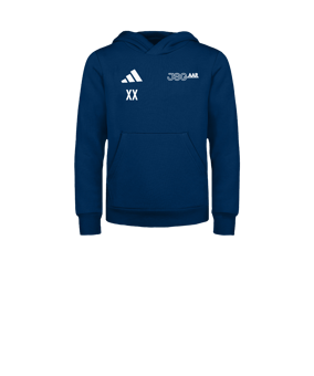 adidas Entrada 26 Hoody Kids Blau