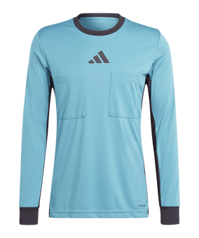 adidas Referee 24 Schiedsrichtertrikot langarm Blau - blau