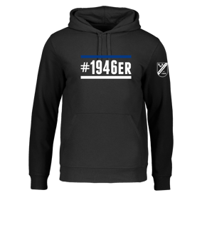 Merch Drummer 2.0 Hoody Black | #1946er