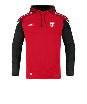 JAKO Performance Hoody Rot Schwarz F101