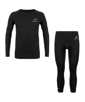 Reusch Funktionswäsche Set Kids Schwarz F7700 - schwarz