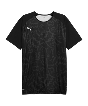 PUMA Teamjaws Graphic Ss Shooting Hemd Schwarz F01 - schwarz