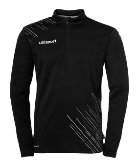 uhlsport Score 26 1/4 Zip Top Schwarz Weiss F01 - schwarz