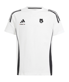 adidas Tiro 24 T-Shirt Kids Weiss Schwarz