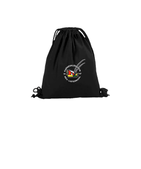 Merch Organic Premium Cotton Gymsack Black | #logo4c