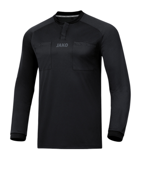 JAKO Schiedsrichter Trikot langarm Schwarz F08 - schwarz