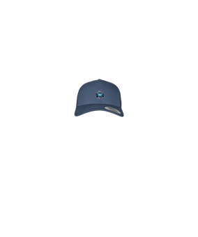 Merch 5 Panel Retro Trucker Cap Navy | #logo4c