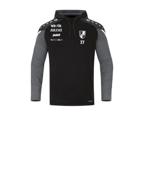 JAKO Performance Hoody Kids Schwarz Grau F804