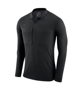 Nike Dry Referee Trikot langarm Schwarz F010 - schwarz
