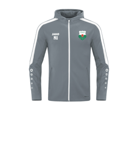 JAKO Power Kapuzenjacke Kids Grau F840