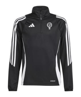 adidas Tiro 24 Trainingstop Kids Schwarz Weiss