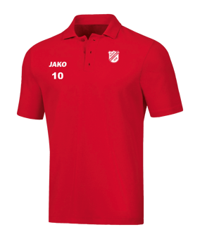 JAKO Base Poloshirt Rot F01