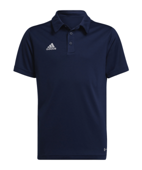 adidas Entrada 22 Poloshirt Kids Dunkelblau - blau