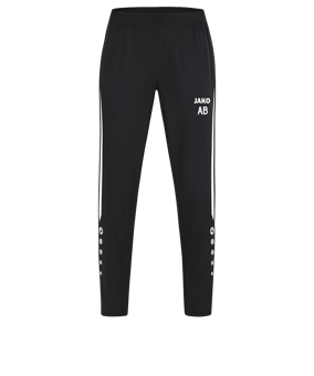 JAKO Power Freizeithose Damen Schwarz Weiss F802