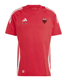 adidas Tiro 24 T-Shirt Rot Weiss