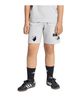 adidas Trio Travel Woven Short Kids Grau