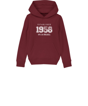 Merch Mini Cruiser 2.0 Hoody Kids Burgundy | #established