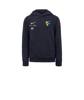 Nike Park 20 Fleece Hoody Kids Blau Weiss F451