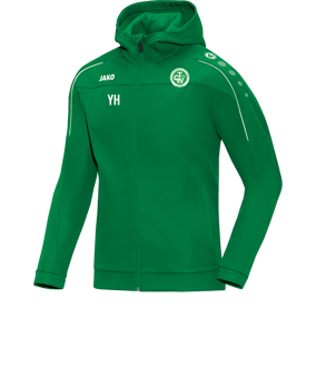 JAKO Classico Kapuzenjacke Grün F06