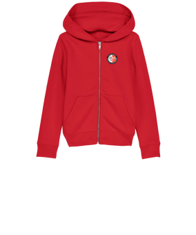 Merch Mini Cultivator 2.0 Zip-Hoodie Kids Red | #logo4c