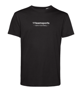 11teamsports 100 Prozent Football T-Shirt Schwarz - schwarz