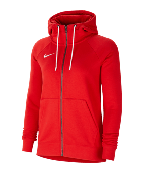 Nike Park 20 Fleece Kapuzenjacke Damen Rot F657 - rot